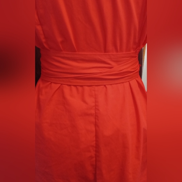 Vintage Style Scarlet Red Dress 🔥 ❤️ Unknown Designer - Picture 5 of 13